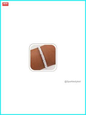 6mm 925 Sterling Silver Byzantine Link Bracelet for Women